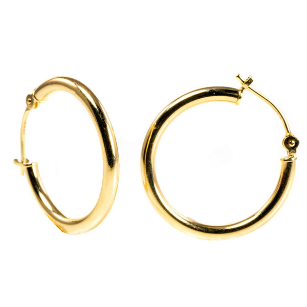 14 k Gold Hoop Earrings - Great Lakes Boutique