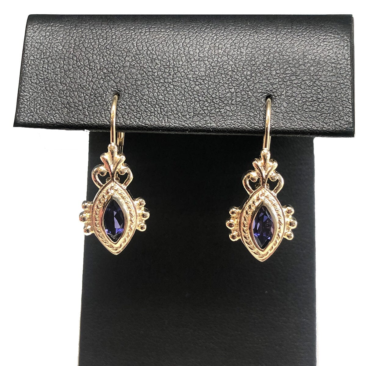 Great Lakes Coin 14k Gold &amp; Amethyst Earrings