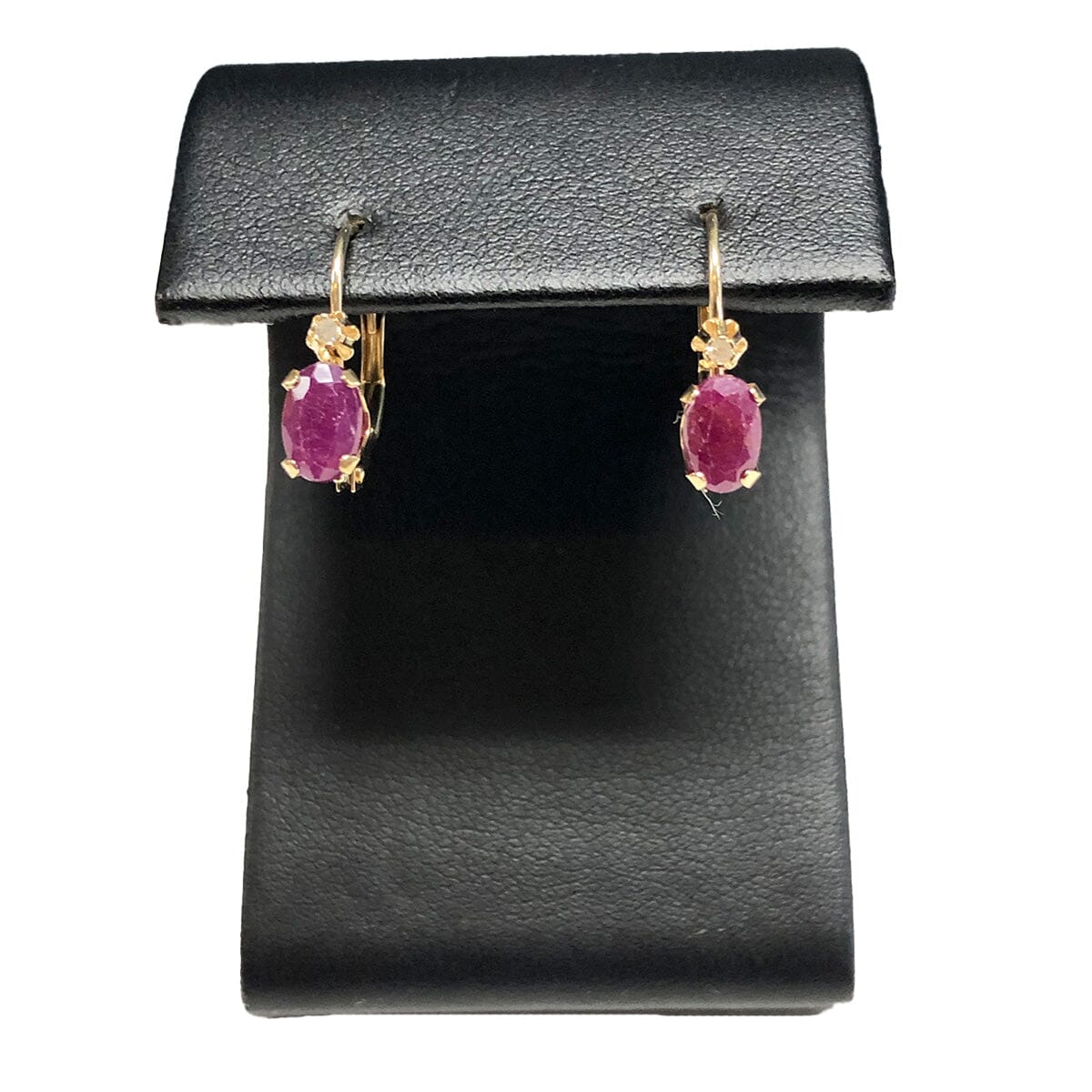 Great Lakes Coin 14k Gold Ruby &amp; Diamond Earrings