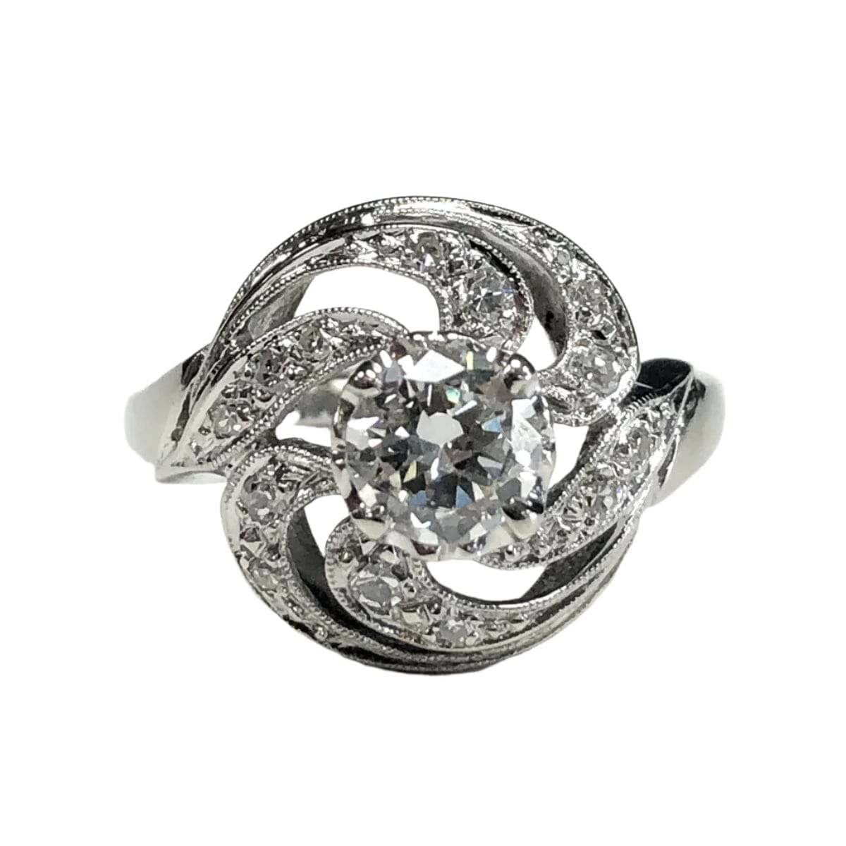 Great Lakes Coin 14k White Gold Diamond Ring