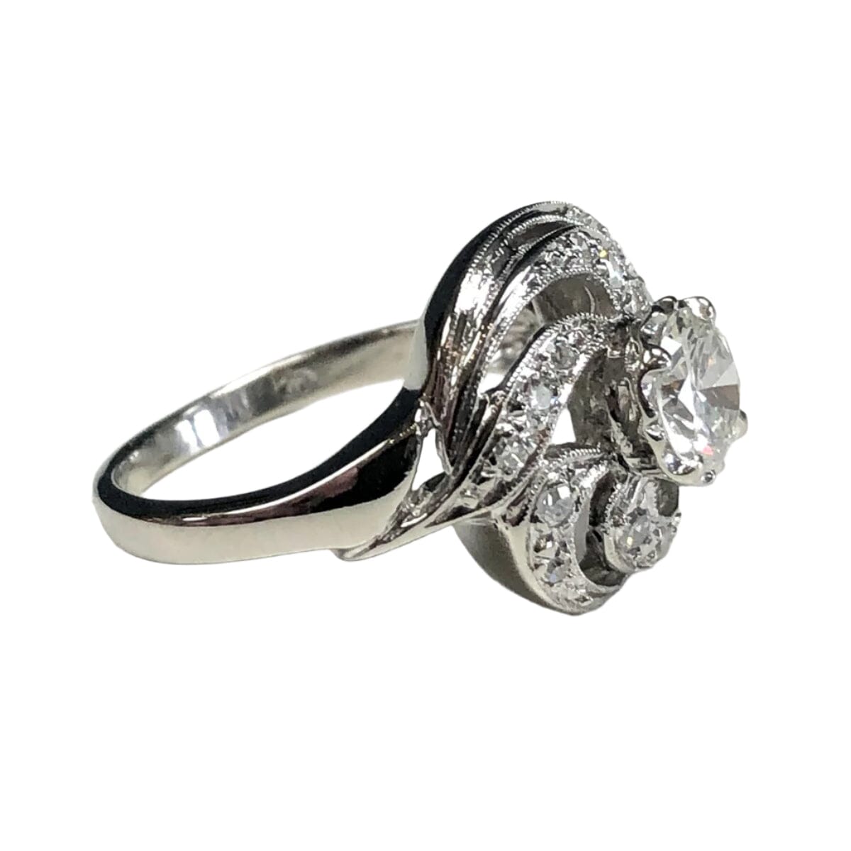 Great Lakes Coin 14k White Gold Diamond Ring