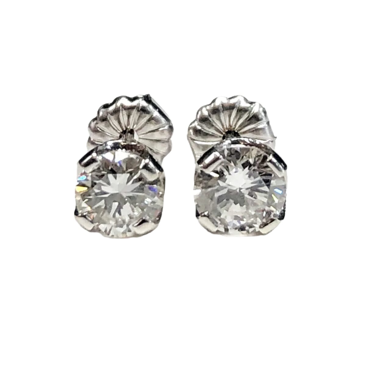 Great Lakes Coin 14k Gold &amp; Diamond Stud Earrings