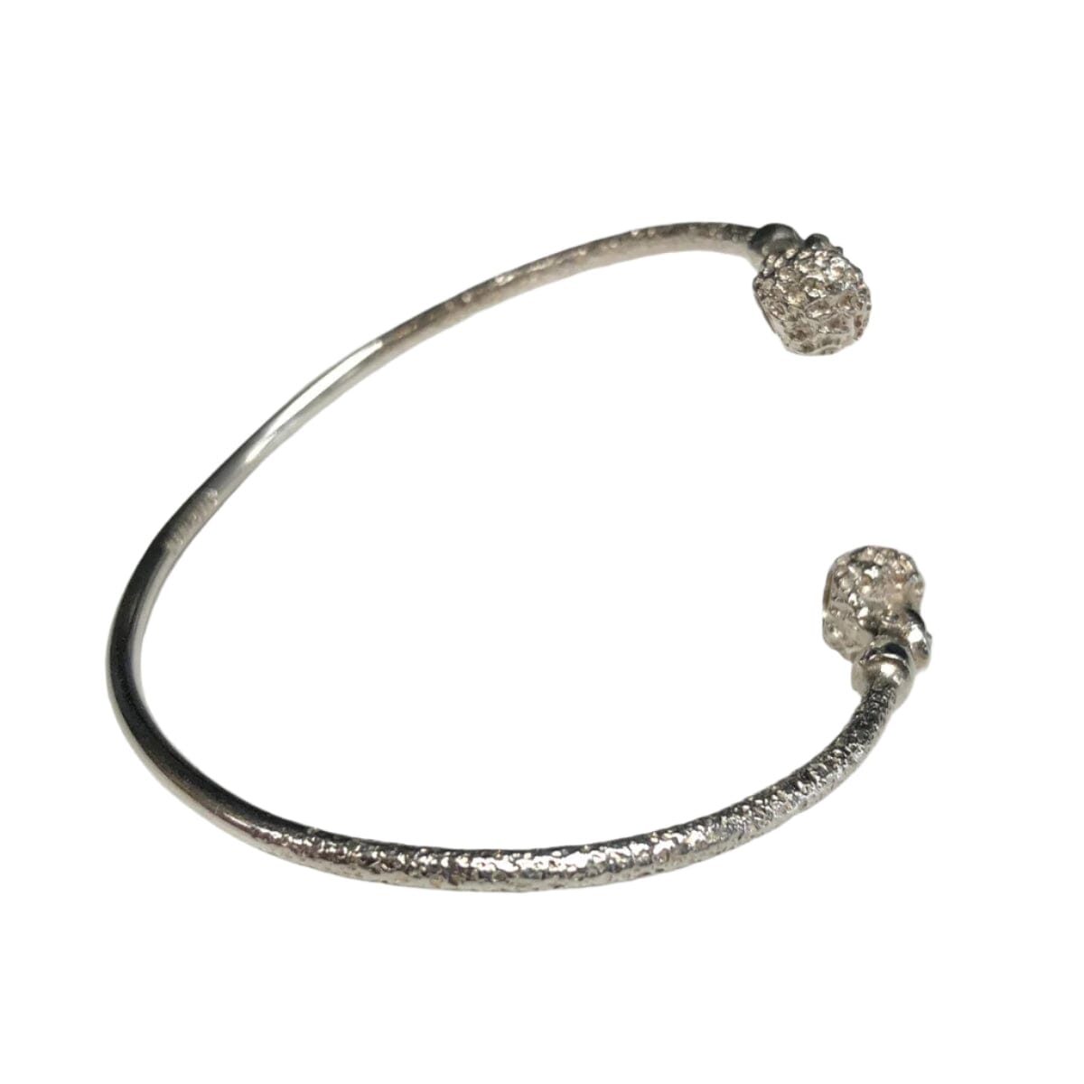 Great Lakes Coin Floral Silver Bangle