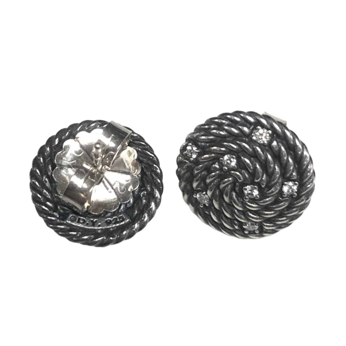 Great Lakes Coin David Yurman Cable Coil Diamond Earrings