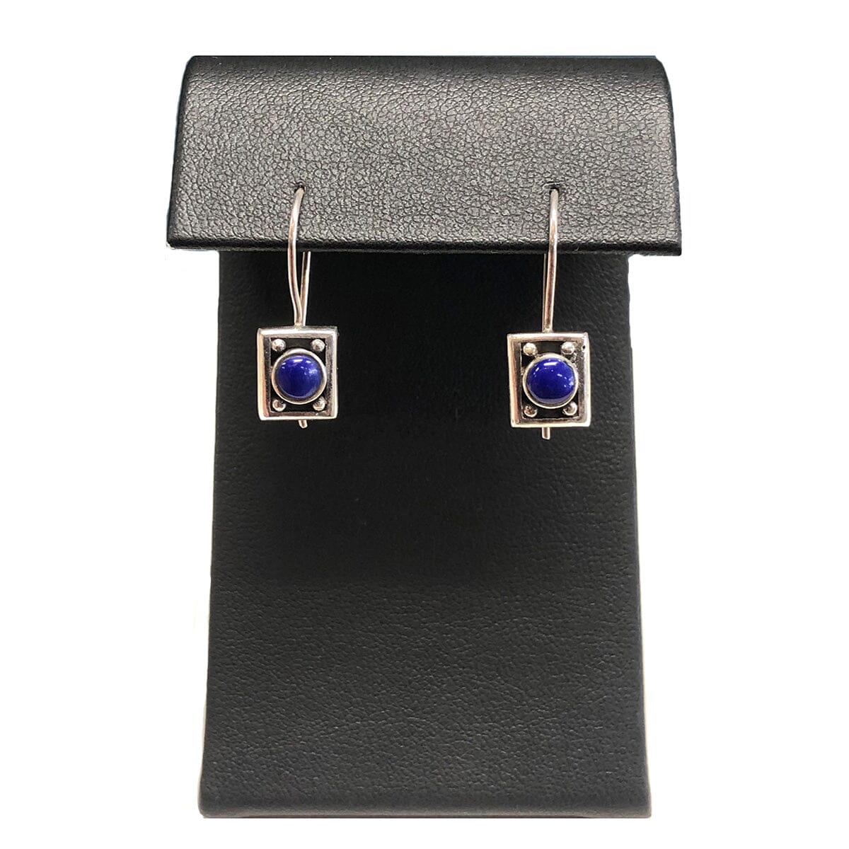 Great Lakes Coin Silver &amp; Lapis Lazuli Earrings