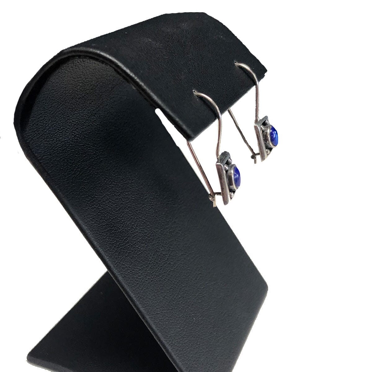 Great Lakes Coin Silver &amp; Lapis Lazuli Earrings