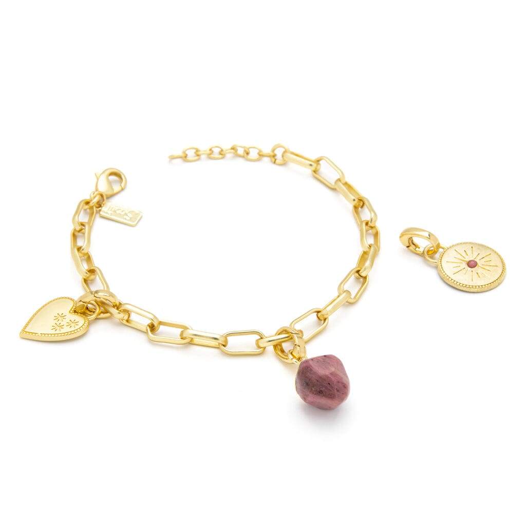 Scout Curated Wears Scout Curated Wears Interchangeable Charm Bracelet Tourmaline &amp; Gold