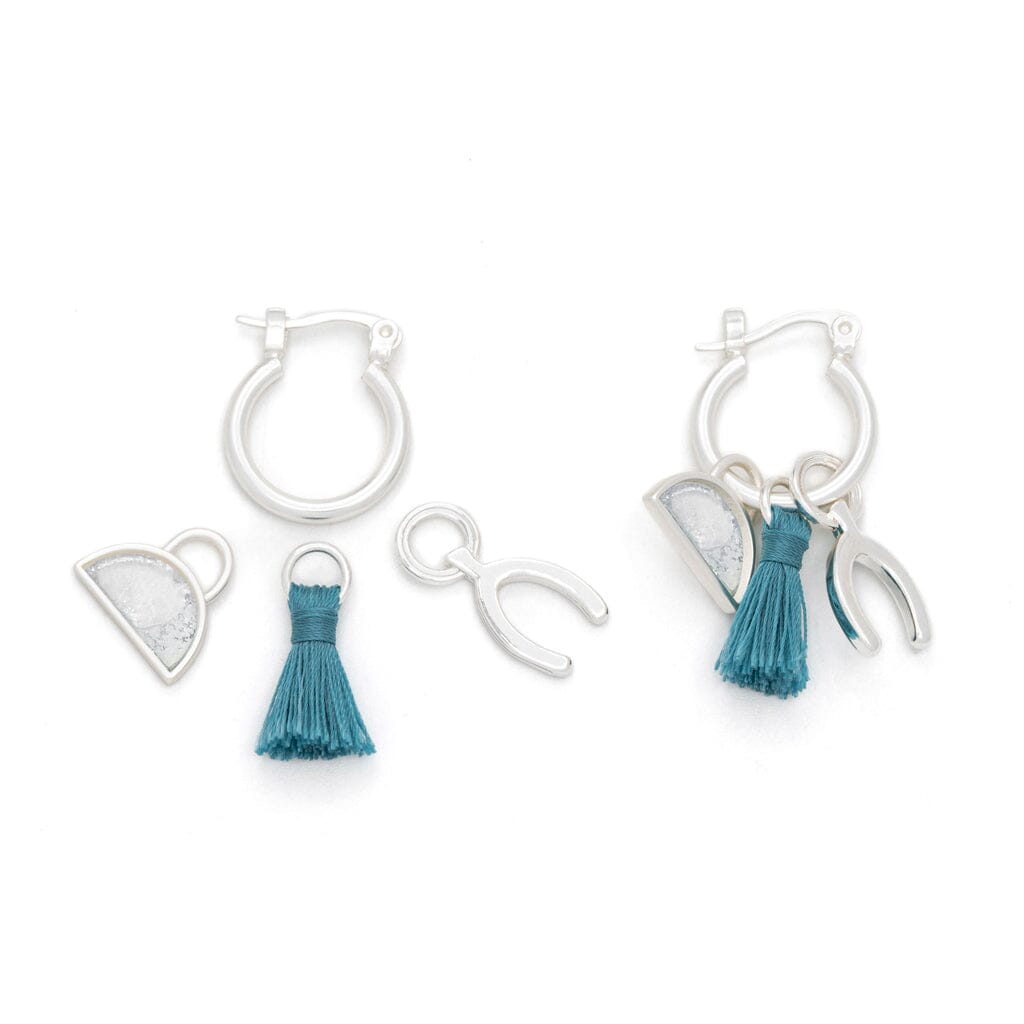 Scout Curated Wears Scout Curated Wears Interchangeable Charm Earring Opalite &amp; Silver