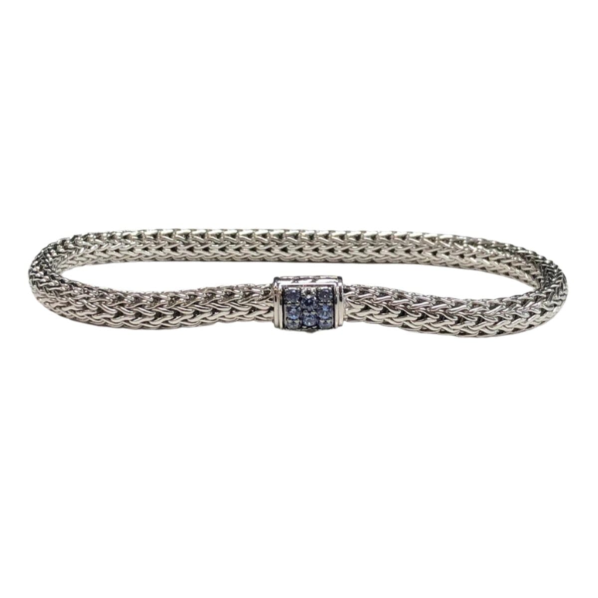 Great Lakes Coin John Hardy Silver Classic Chain Bracelet With Sapphire