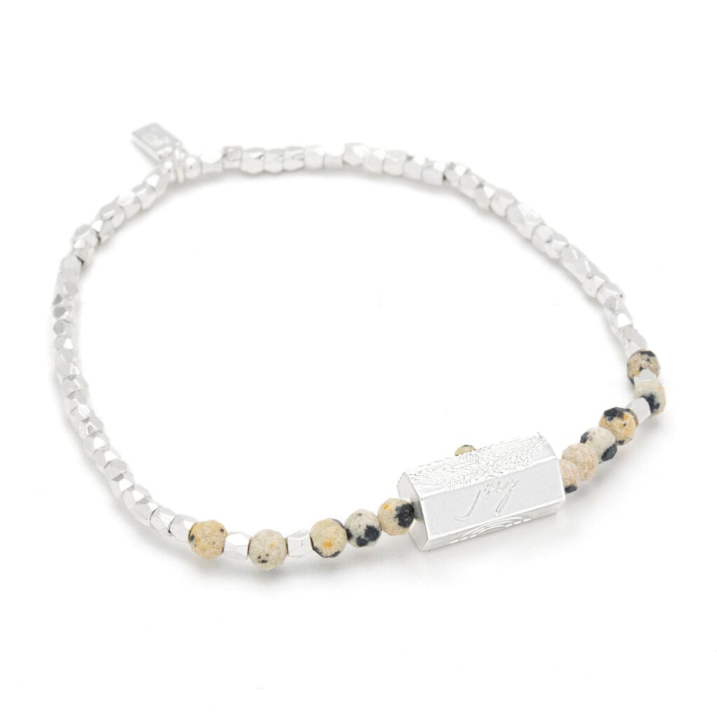 Scout Curated Wears Scout Curated Wears Stella Bracelet Joy Dalmatian Jasper &amp; Silver