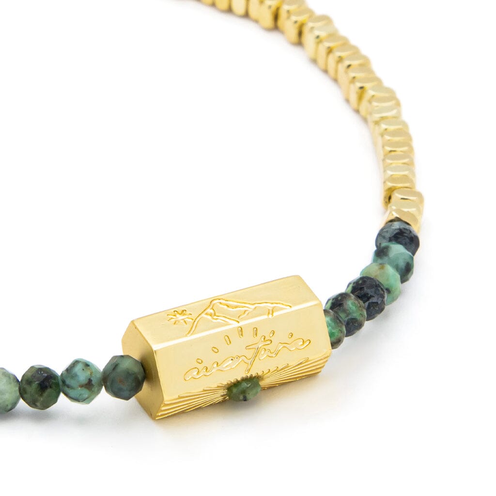 Scout Curated Wears Scout Curated Wears Stella Bracelet Transformation African Turquoise &amp; Gold