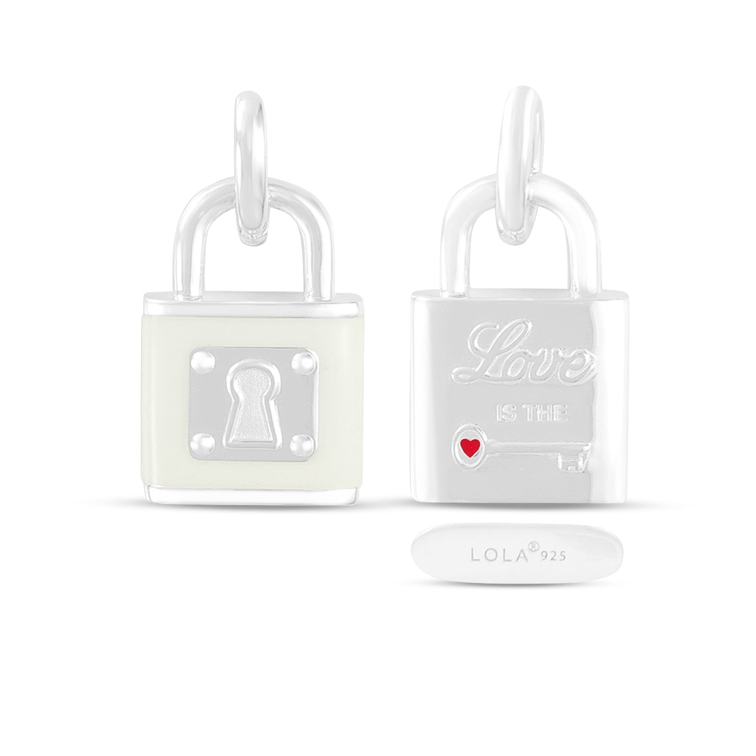 Lola Lola Love Lock Silver