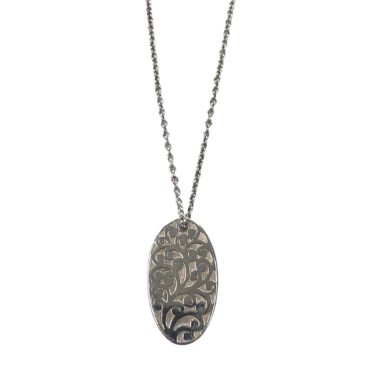 Great Lakes Coin Lois Hill Silver Scroll Necklace