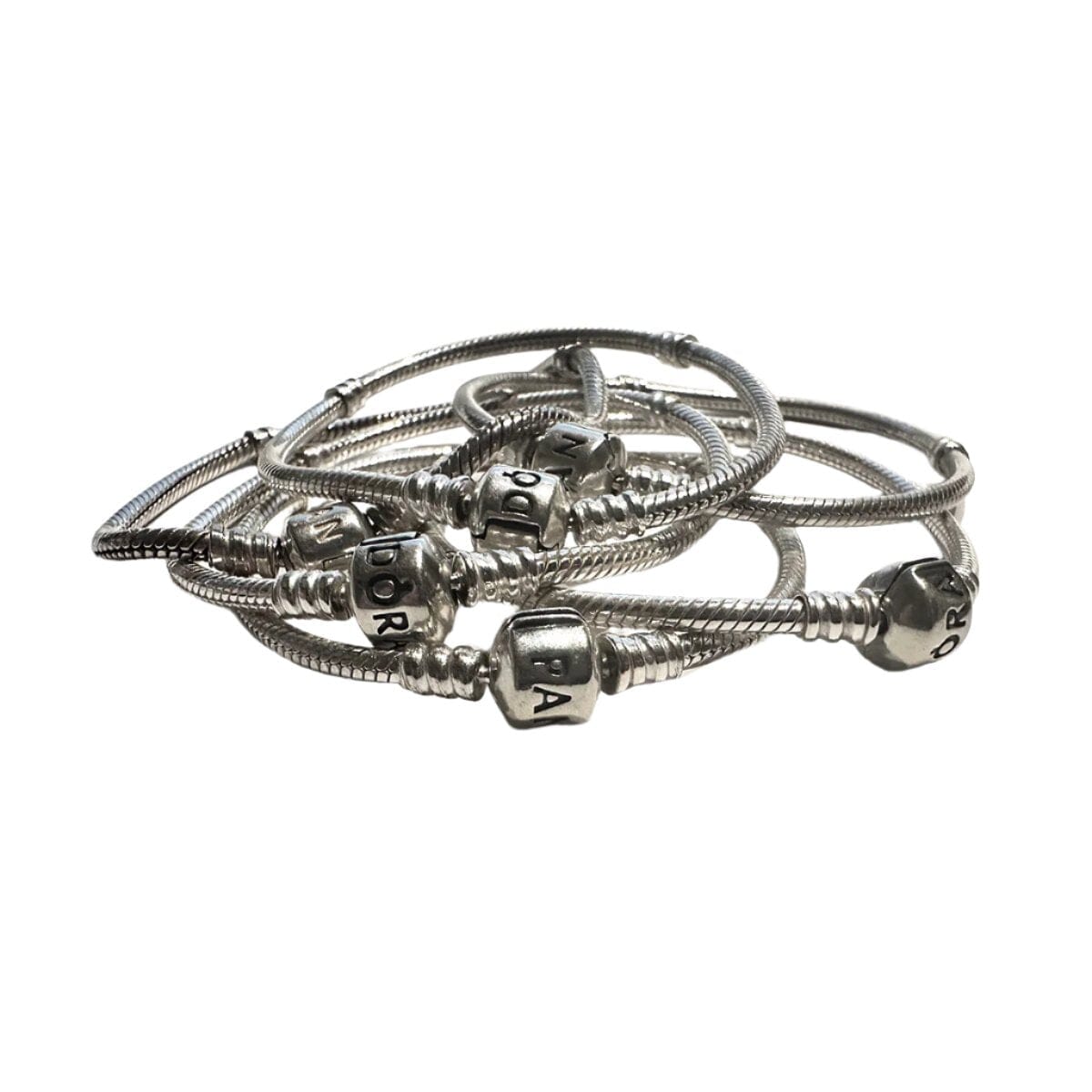 Pandora Preloved Pandora Barrel Clasp Signature Snake Bracelet