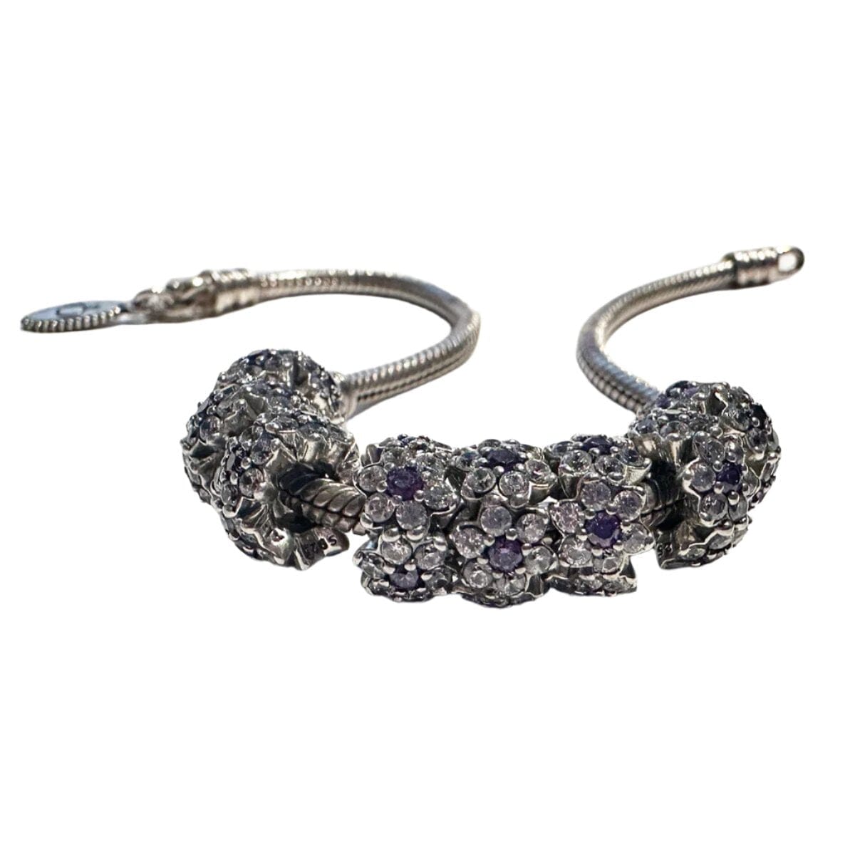 Pandora Preloved Pandora Forget Me Not Purple