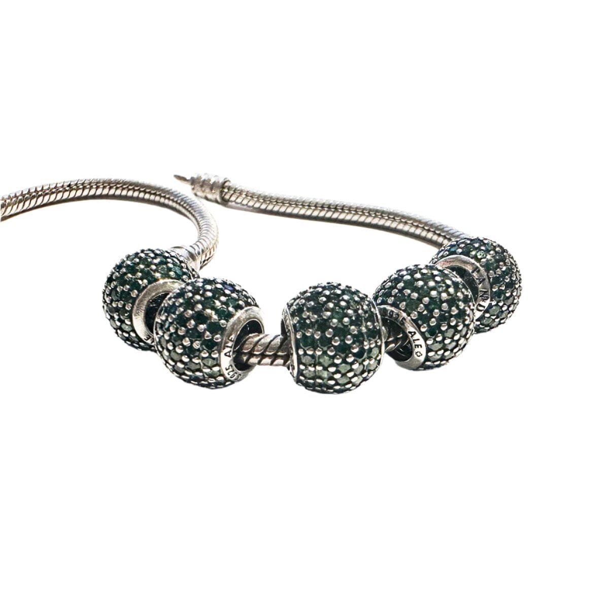 Pandora Preloved Pandora Green Pave Lights