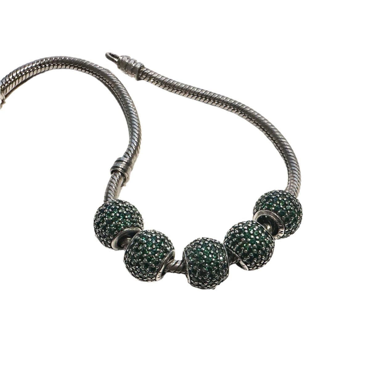 Pandora Preloved Pandora Green Pave Lights