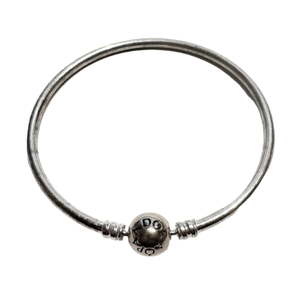 Pandora Preloved Pandora Signature Bangle with Round Clasp