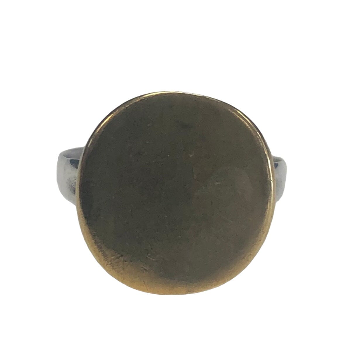 Great Lakes Coin Handmade Silver &amp; Brass Ring