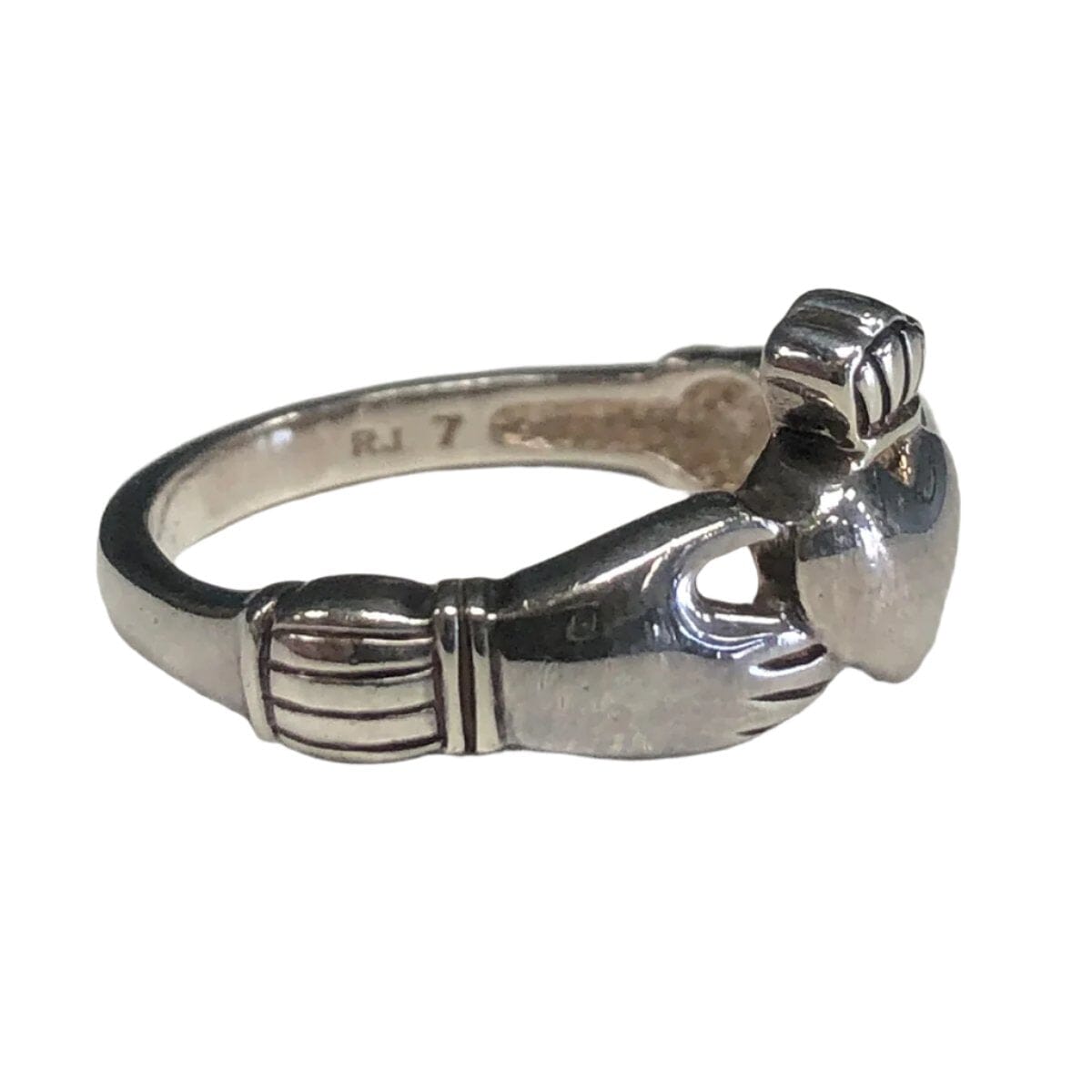 Great Lakes Coin Silver Claddagh Ring