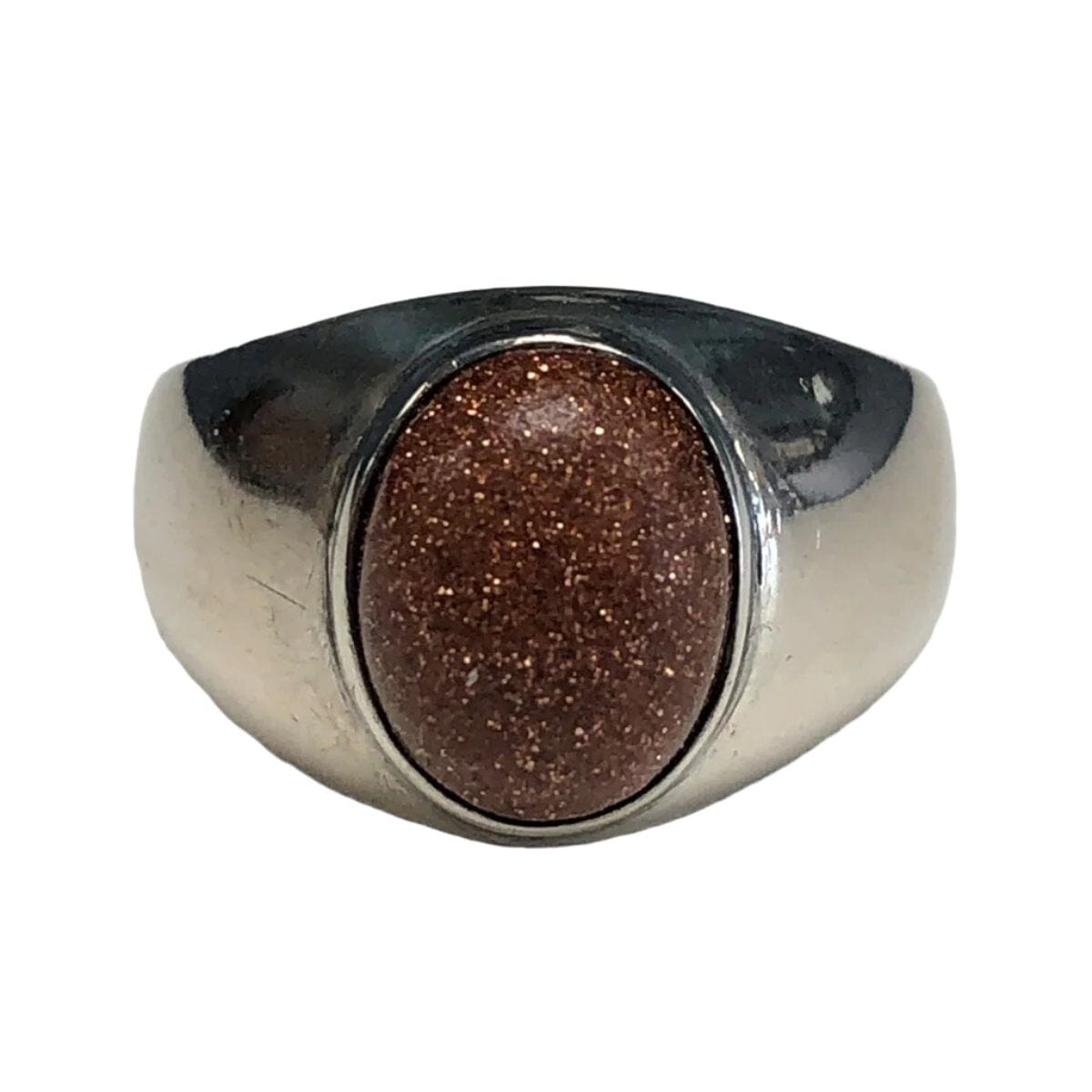 Great Lakes Coin Silver &amp; Goldstone Ring