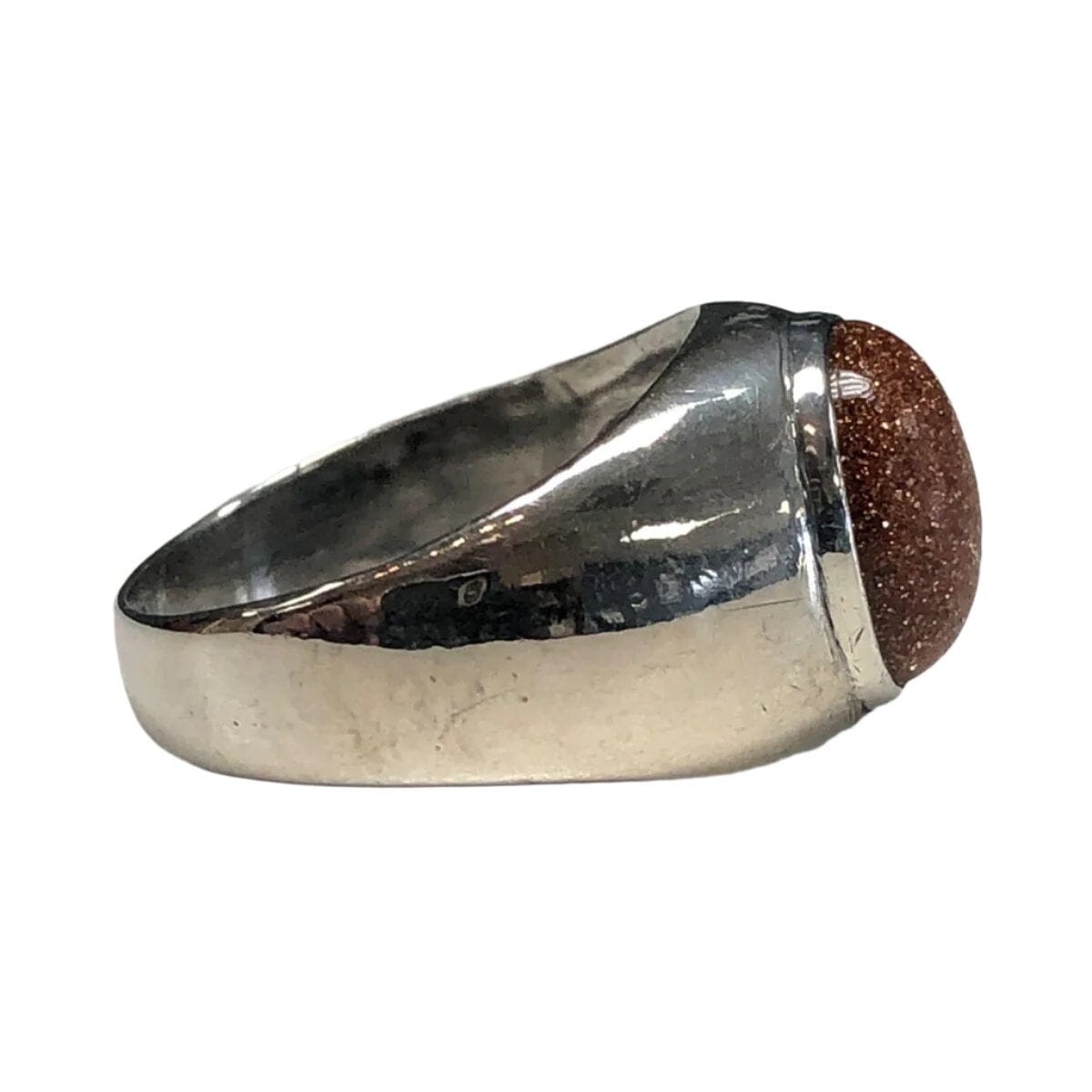 Great Lakes Coin Silver &amp; Goldstone Ring