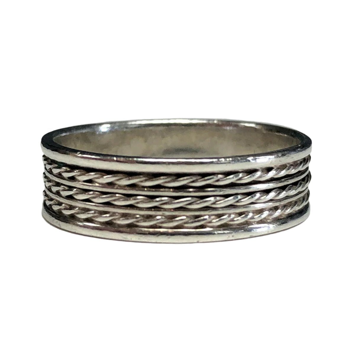 Great Lakes Coin Silver Rope Ring