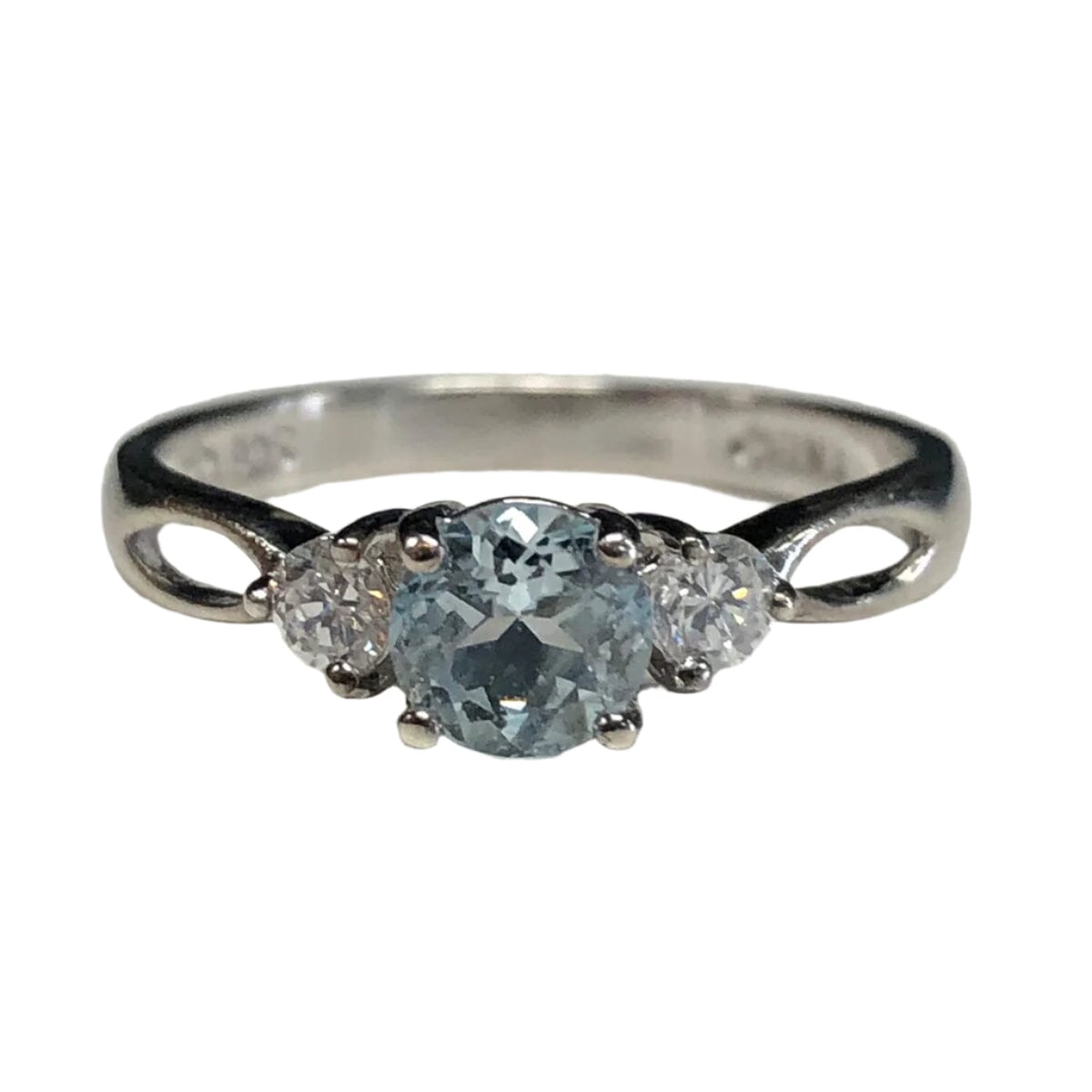 Great Lakes Coin Silver &amp; Aquamarine Ring