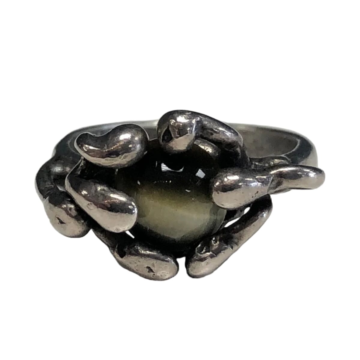 Great Lakes Coin Silver Cat's Eye Quartz Ring