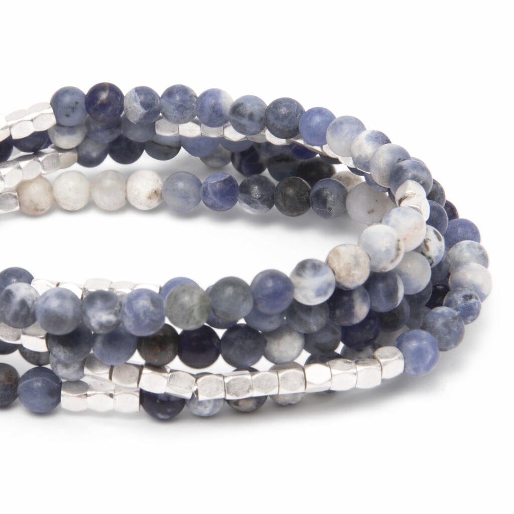 Scout Curated Wears Scout Curated Wears Stone Wrap Sodalite &amp; Silver Stone of Intuition