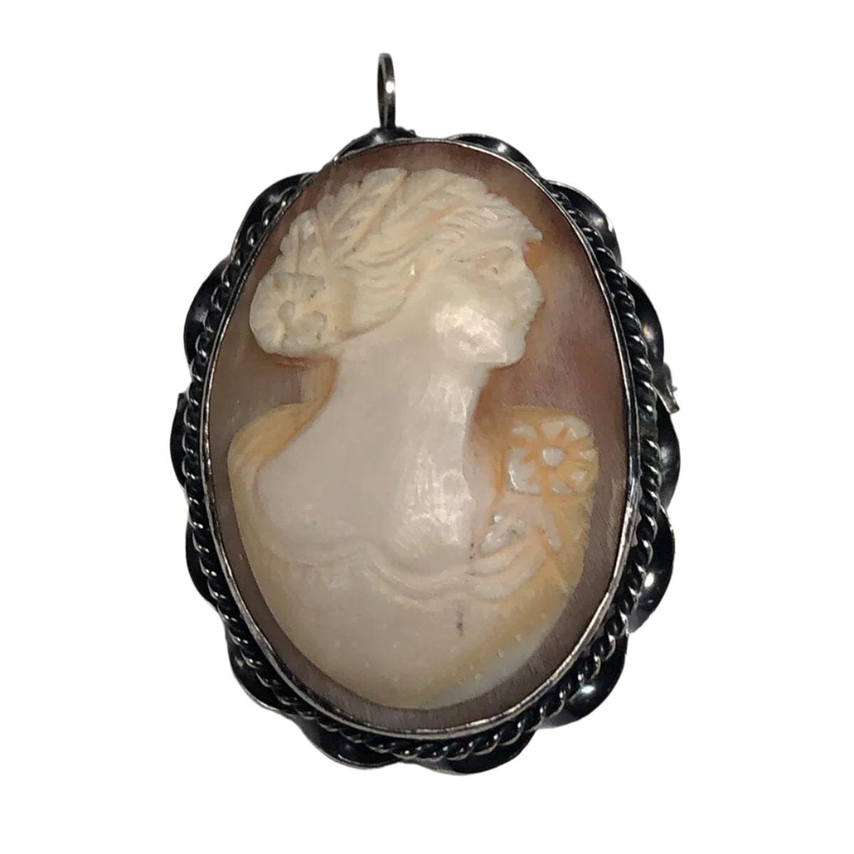 Great Lakes Coin Silver Cameo Pin or Pendant