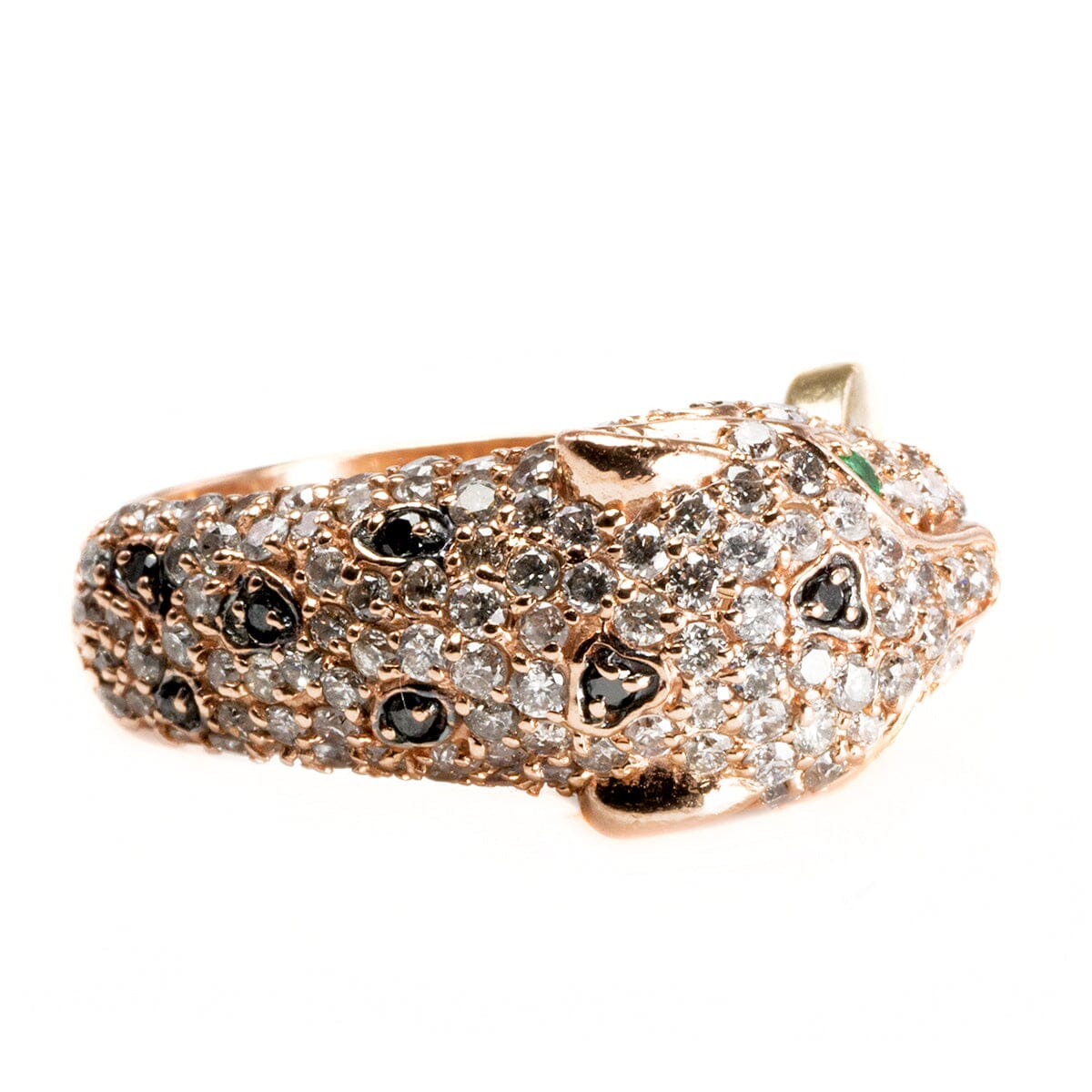 Great Lakes Boutique Effy 14 k Rose Gold &amp; Diamond Panther Ring