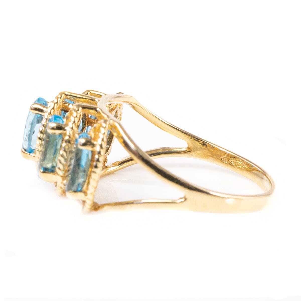 Great Lakes Boutique 10 k Gold &amp; Blue Topaz Ring