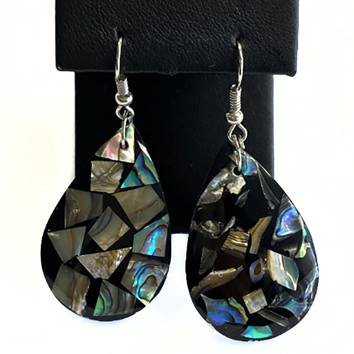 Great Lakes Boutique Silver &amp; Abalone Dangle Earrings