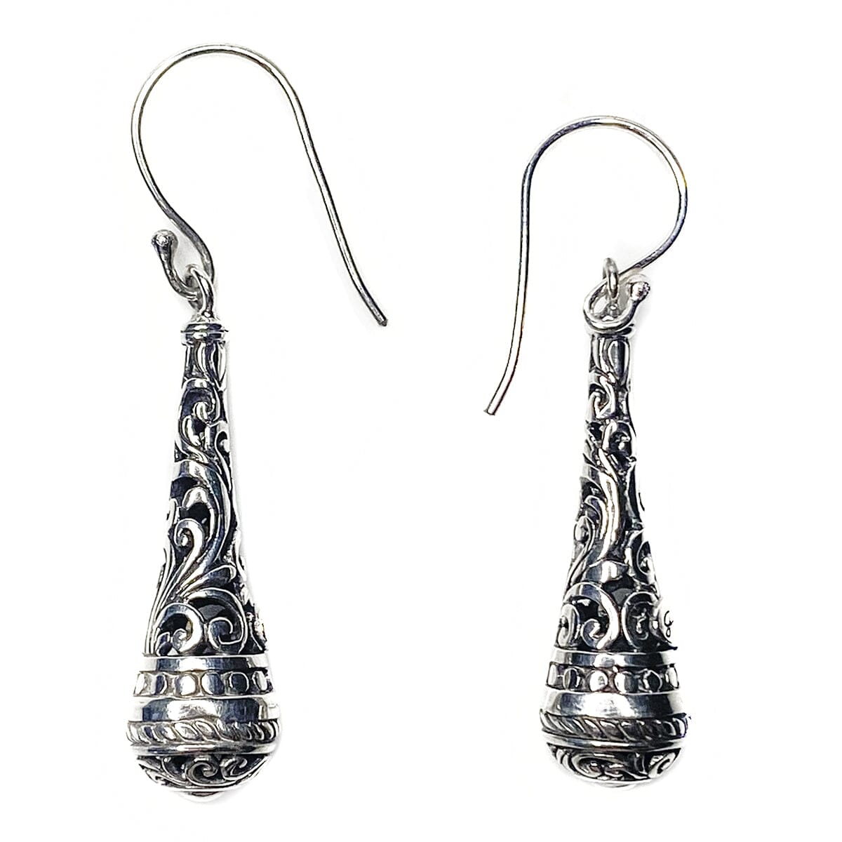 Great Lakes Boutique Silver Vintage Inspired Earrings
