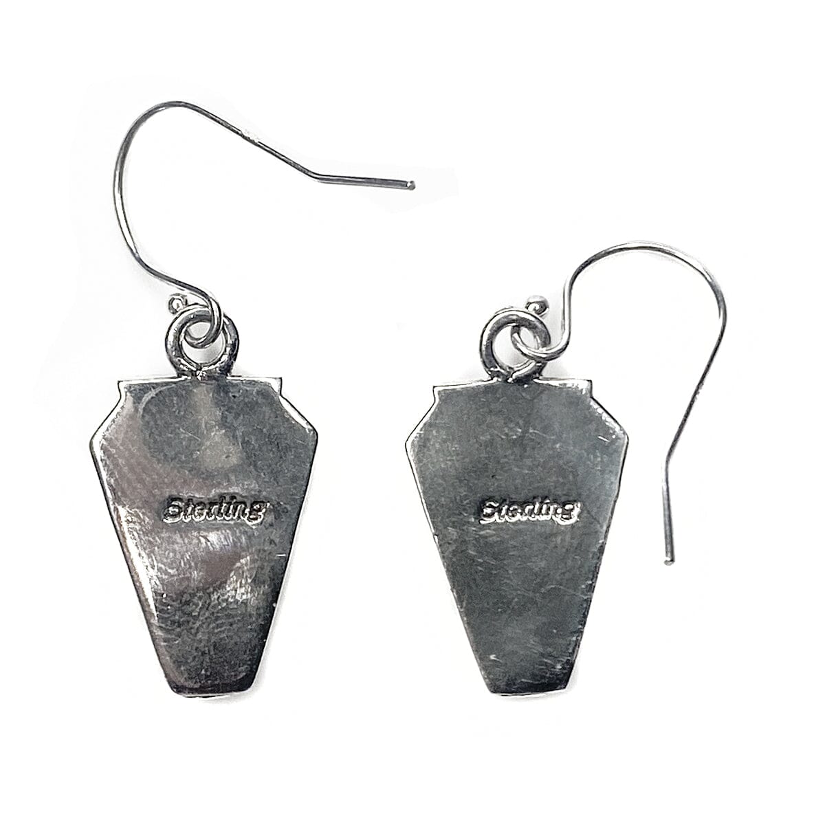 Great Lakes Boutique Silver &amp; Stone Inlay Earrings