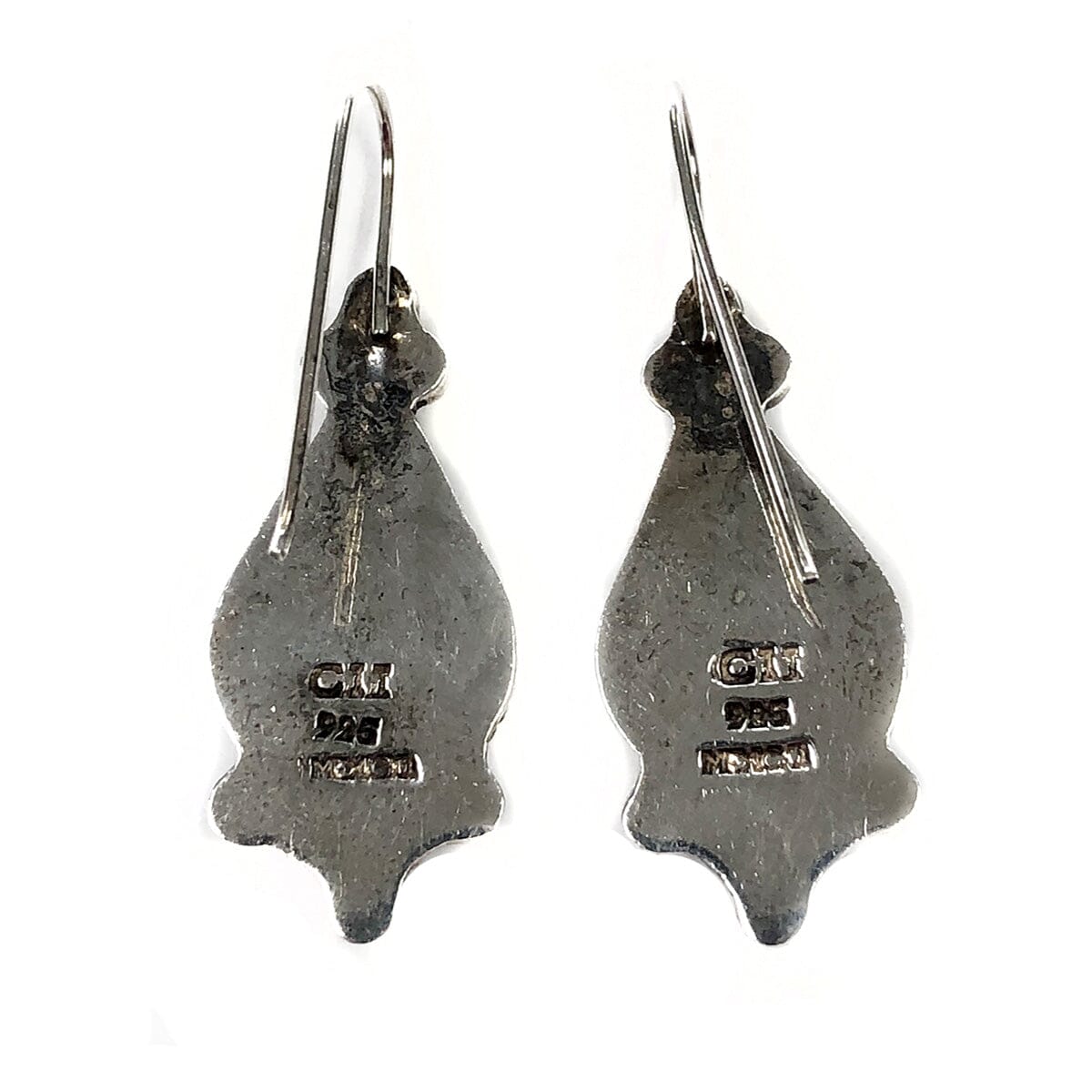 Great Lakes Coin Silver Teardrop Earrings