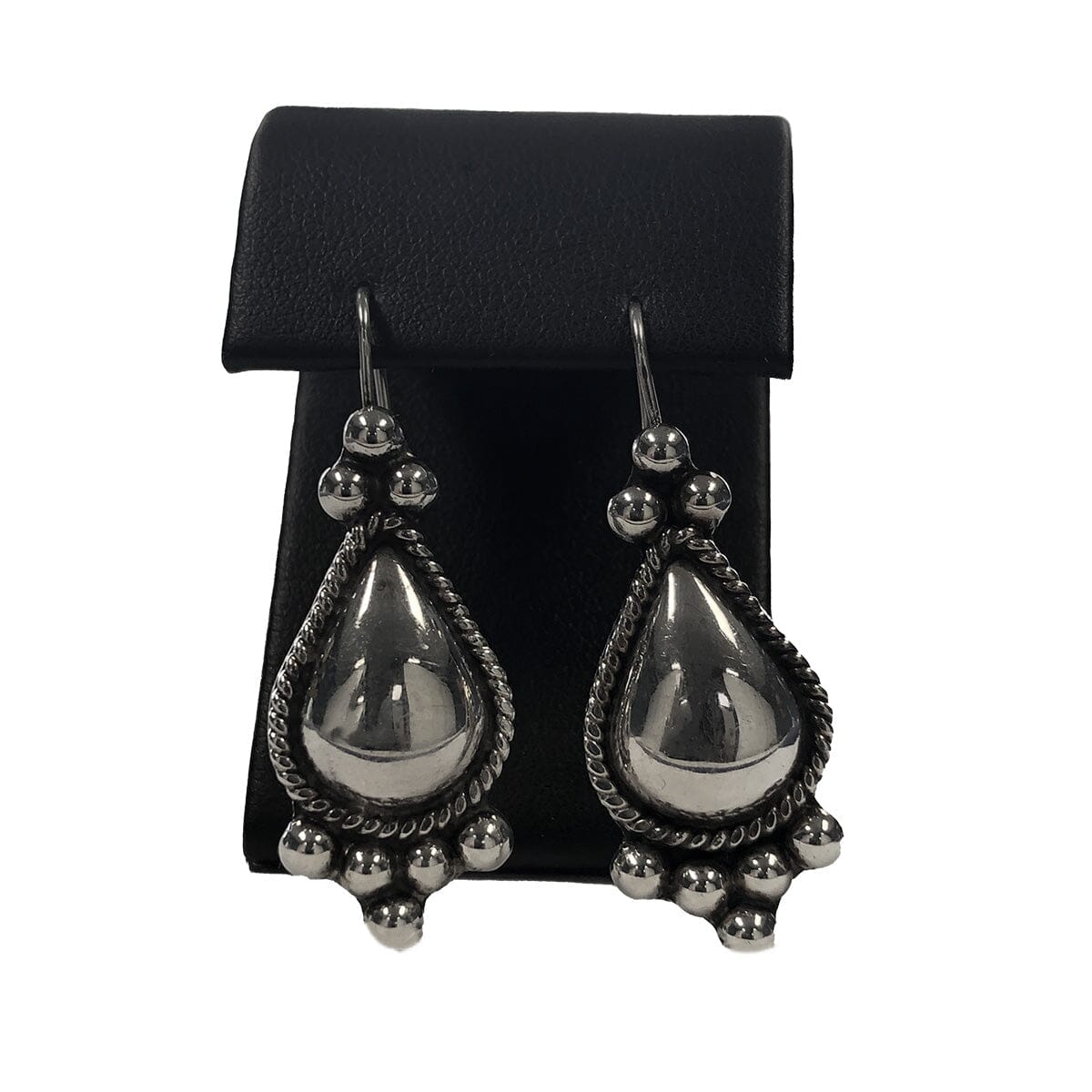 Great Lakes Coin Silver Teardrop Earrings