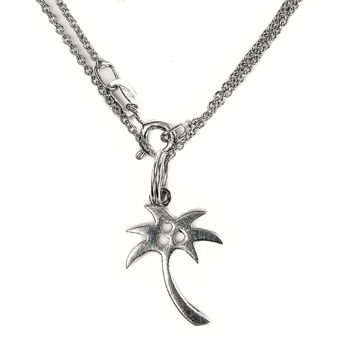 Great Lakes Boutique Silver Palm Tree Necklace