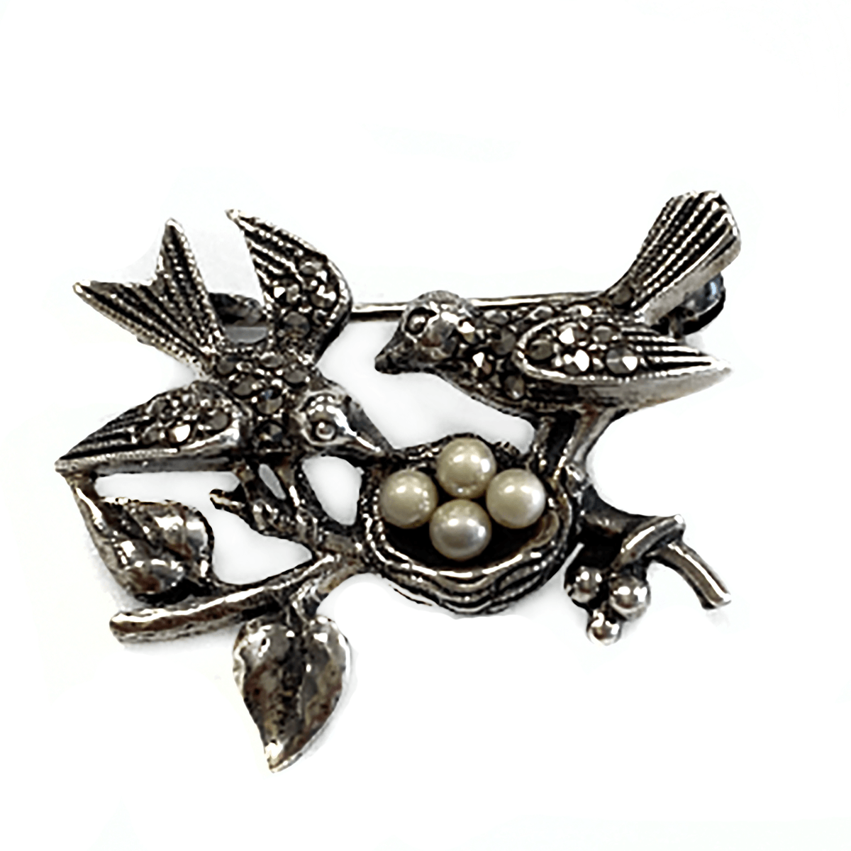 Great Lakes Boutique Silver Bird Pin