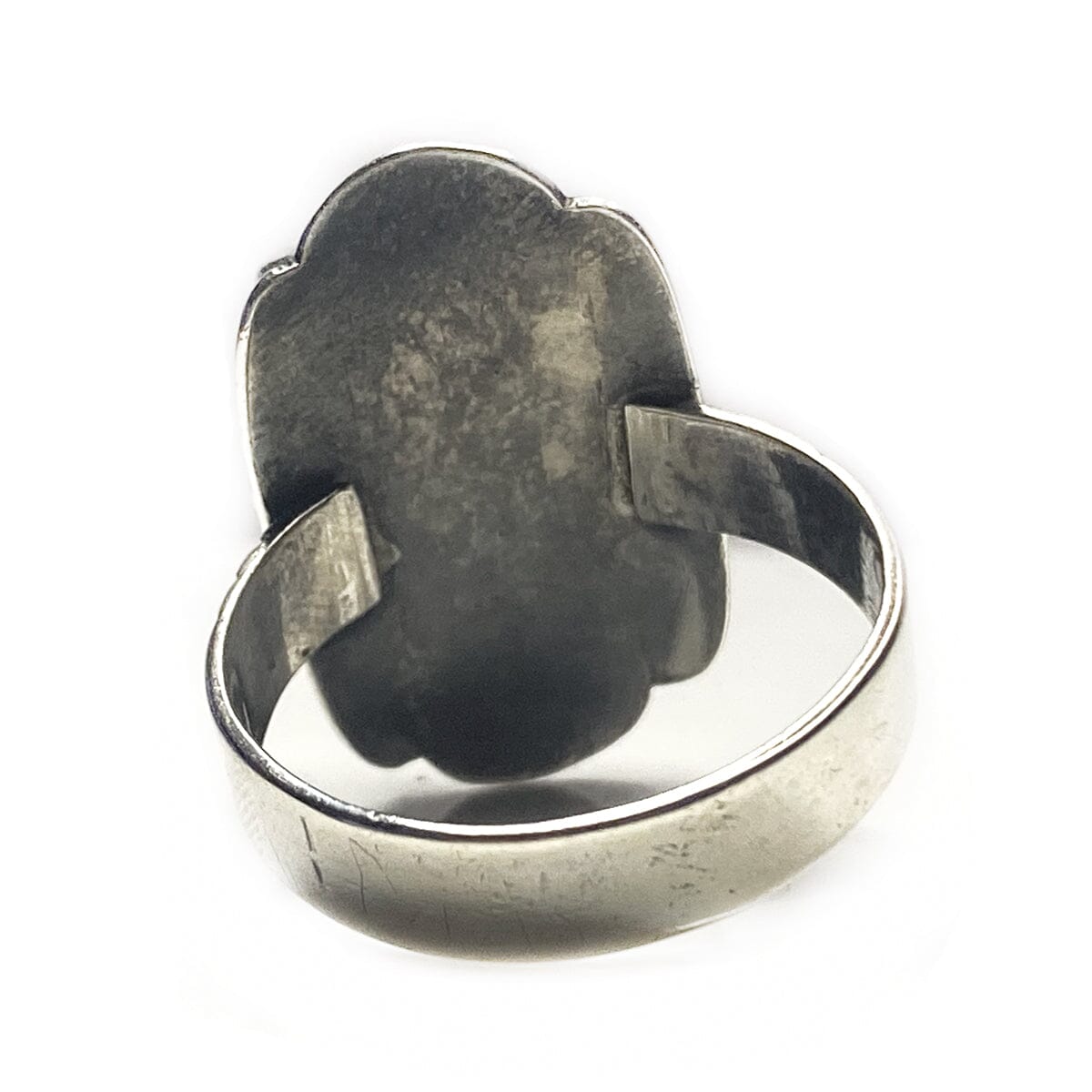 Great Lakes Boutique Silver &amp; Carved Stone Ring