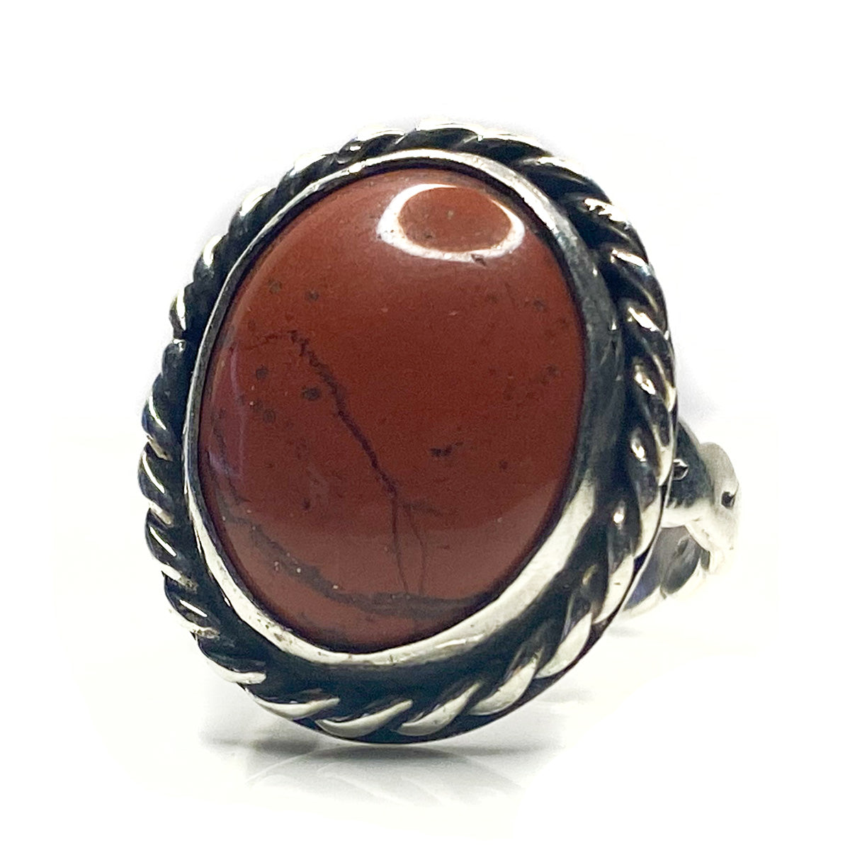 Great Lakes Boutique Silver and Coral Ring