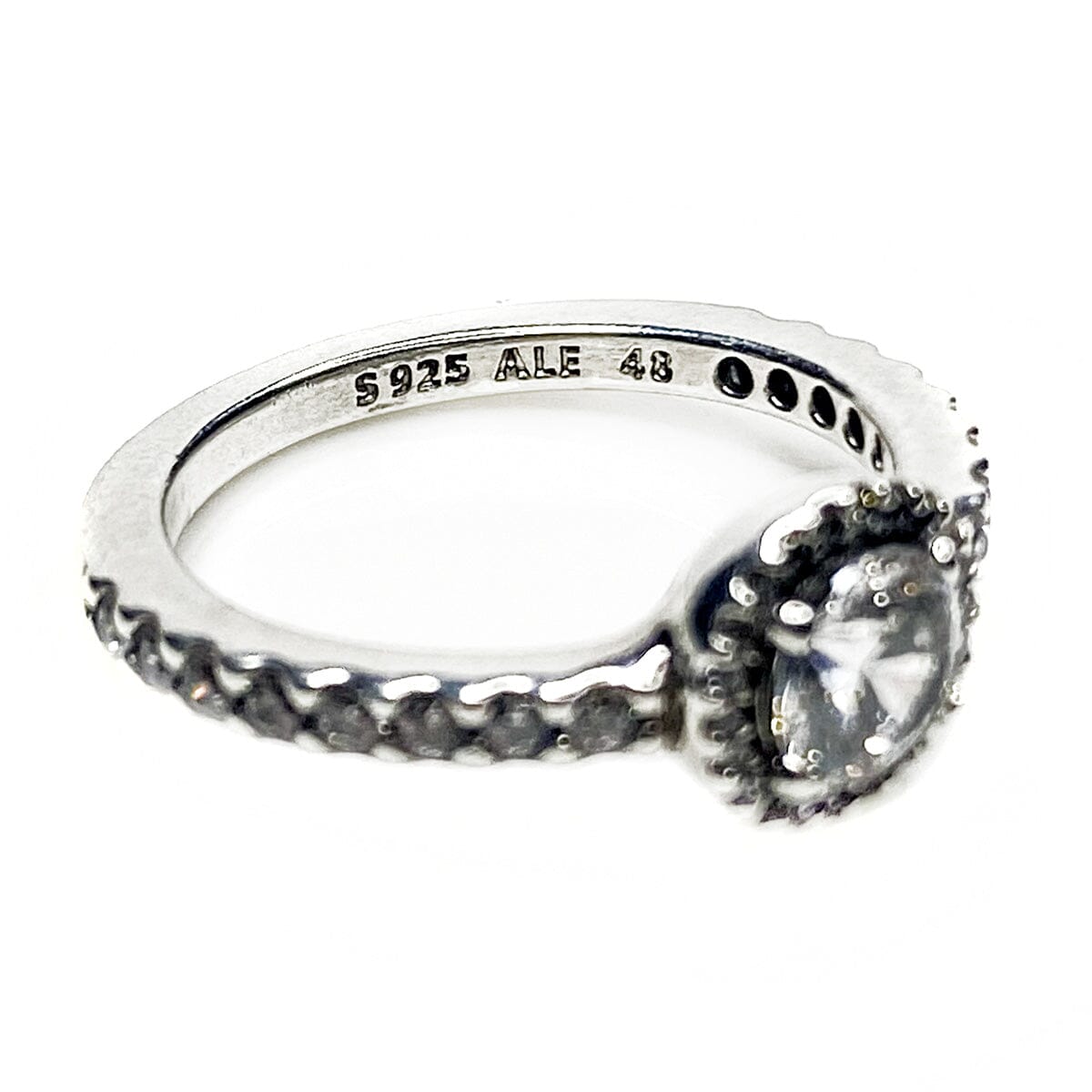 Great Lakes Boutique Pandora Silver Halo Ring