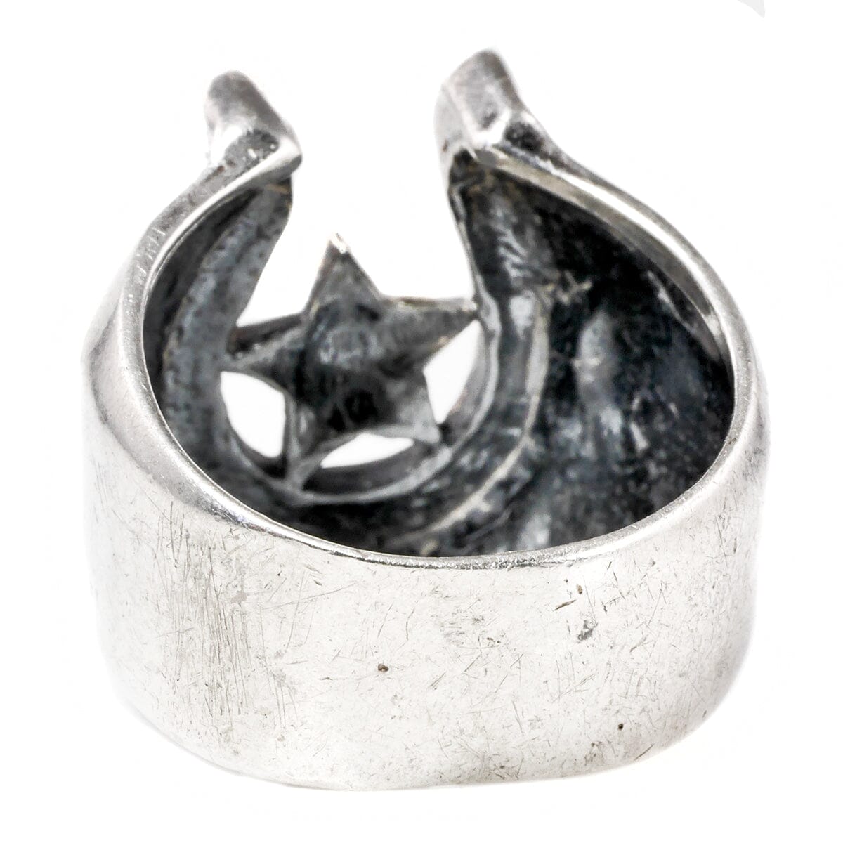 Great Lakes Boutique Silver Texas Lone Star Horse Shoe Ring