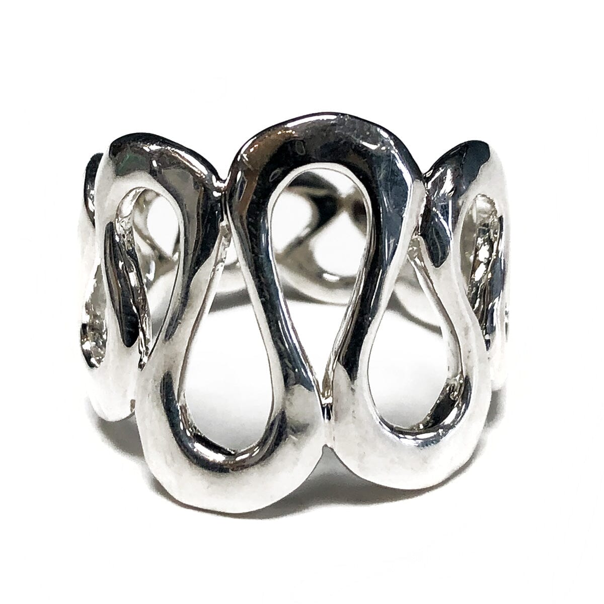 Great Lakes Coin Robert Lee Morris Studio Silver Swirl Wave Ring