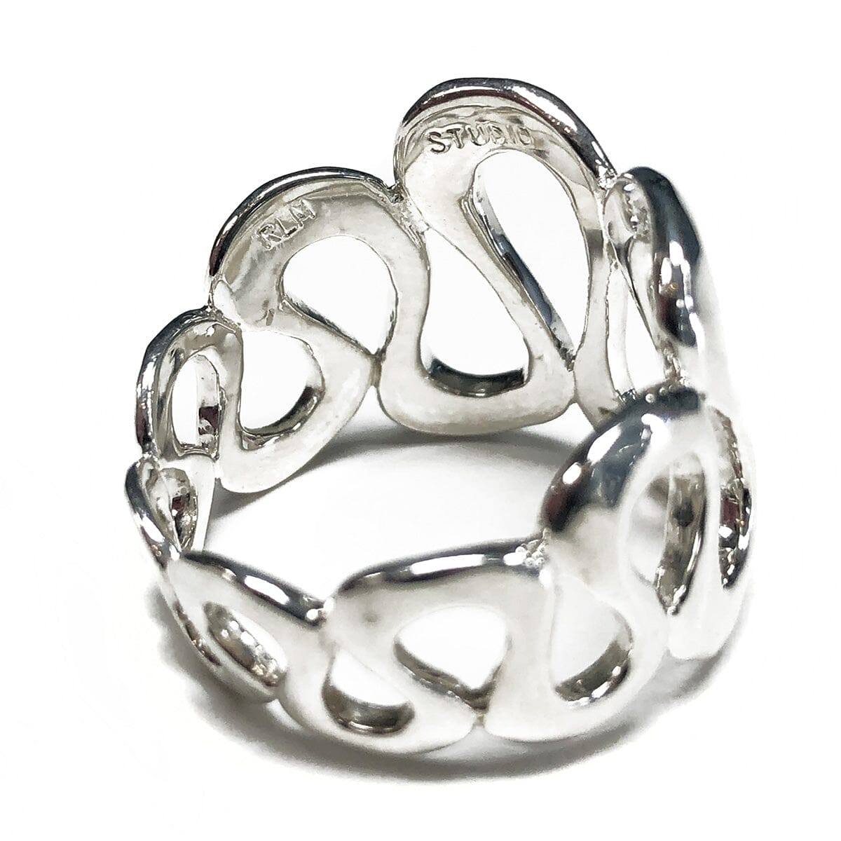 Great Lakes Coin Robert Lee Morris Studio Silver Swirl Wave Ring