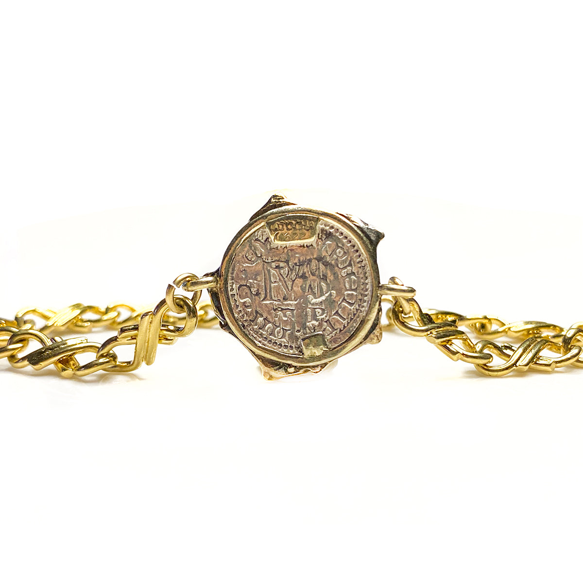 Great Lakes Boutique Gold Plated Atocha Replica Coin Bracelet
