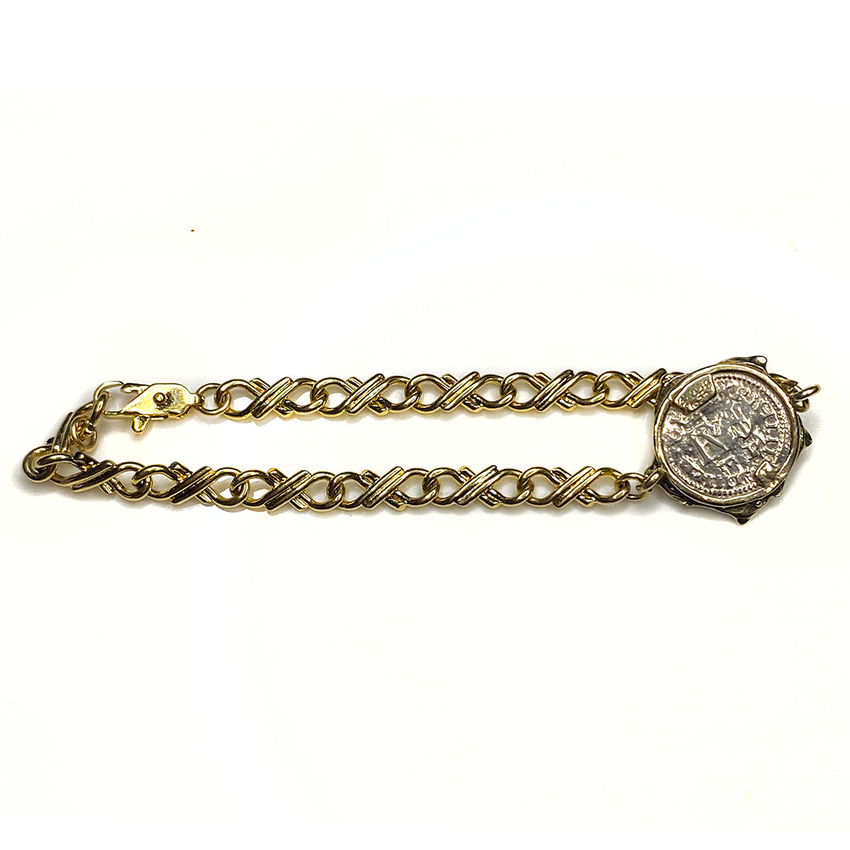 Great Lakes Boutique Gold Plated Atocha Replica Coin Bracelet