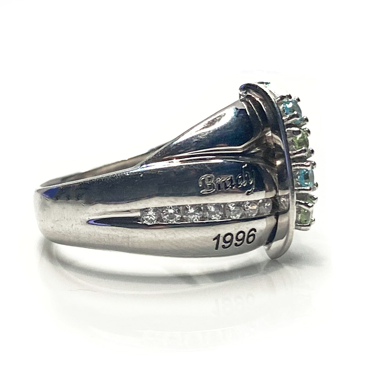 Great Lakes Boutique Engraved Silver Ring