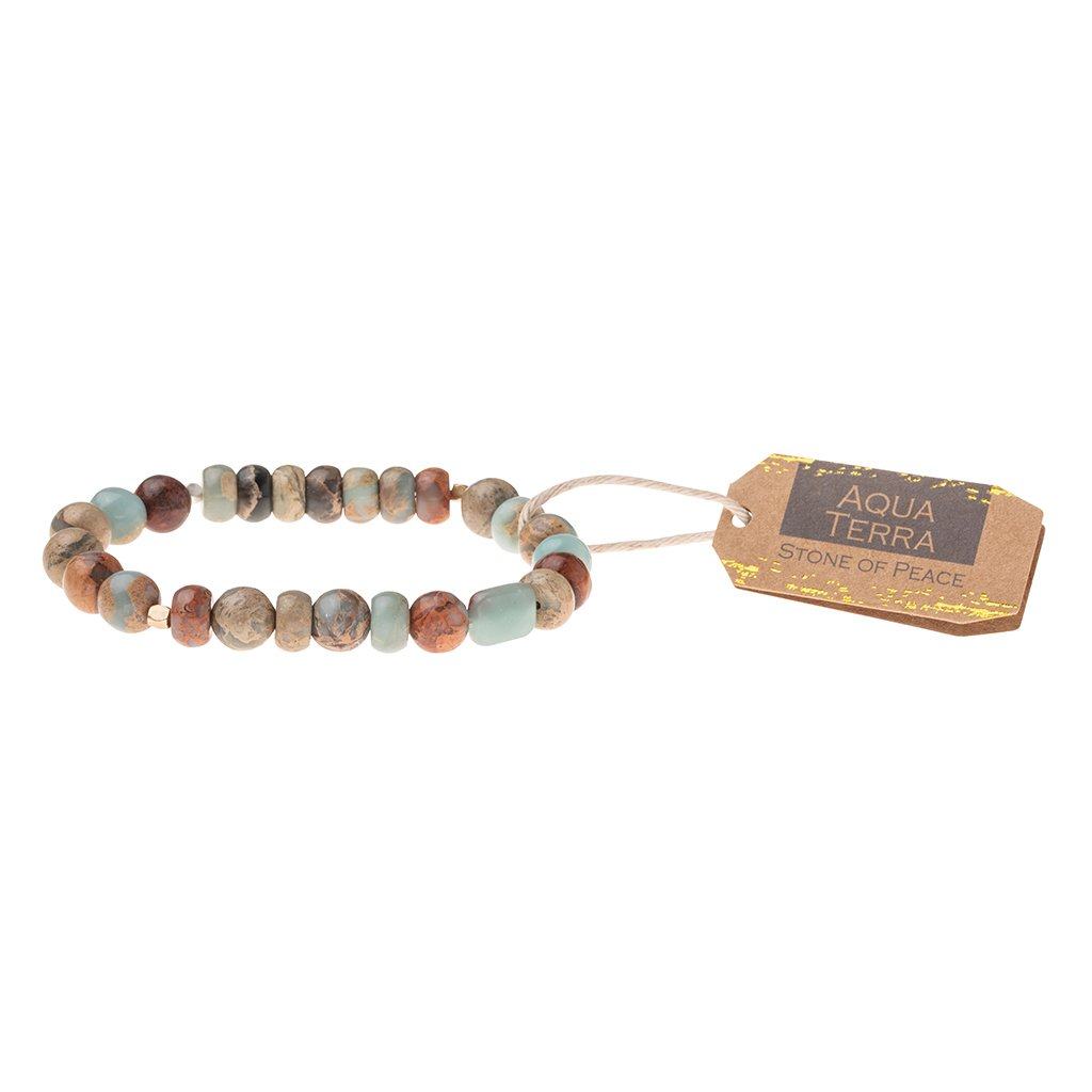 Scout Curated Wears Aqua Terra Stone Bracelet Stone of Peace